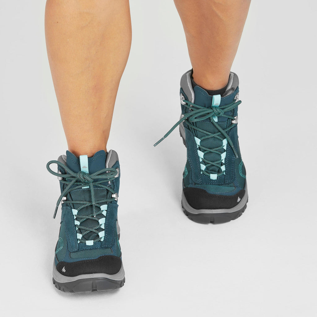 Quechua Women's MH100 Waterproof Mid Hiking Shoes