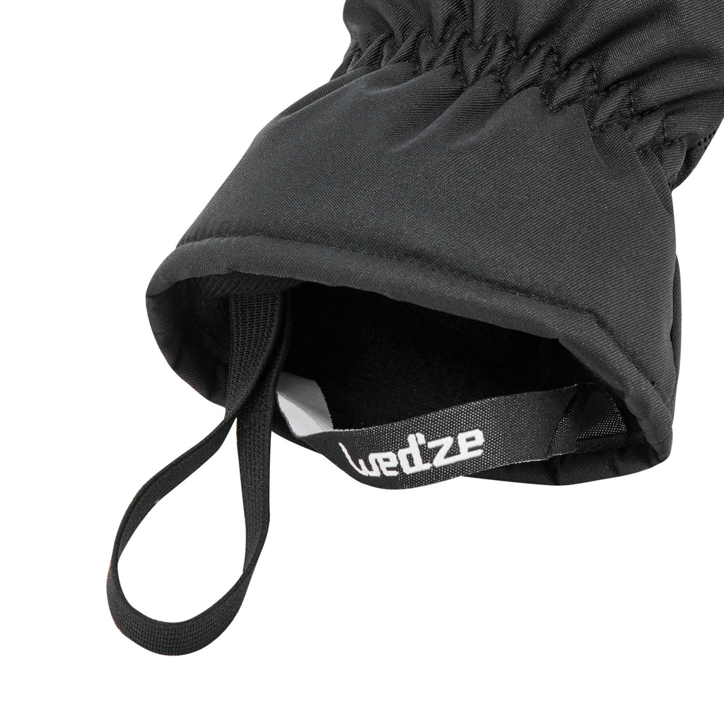 Wedze Kids' 100 Warm and Waterproof Ski Mittens