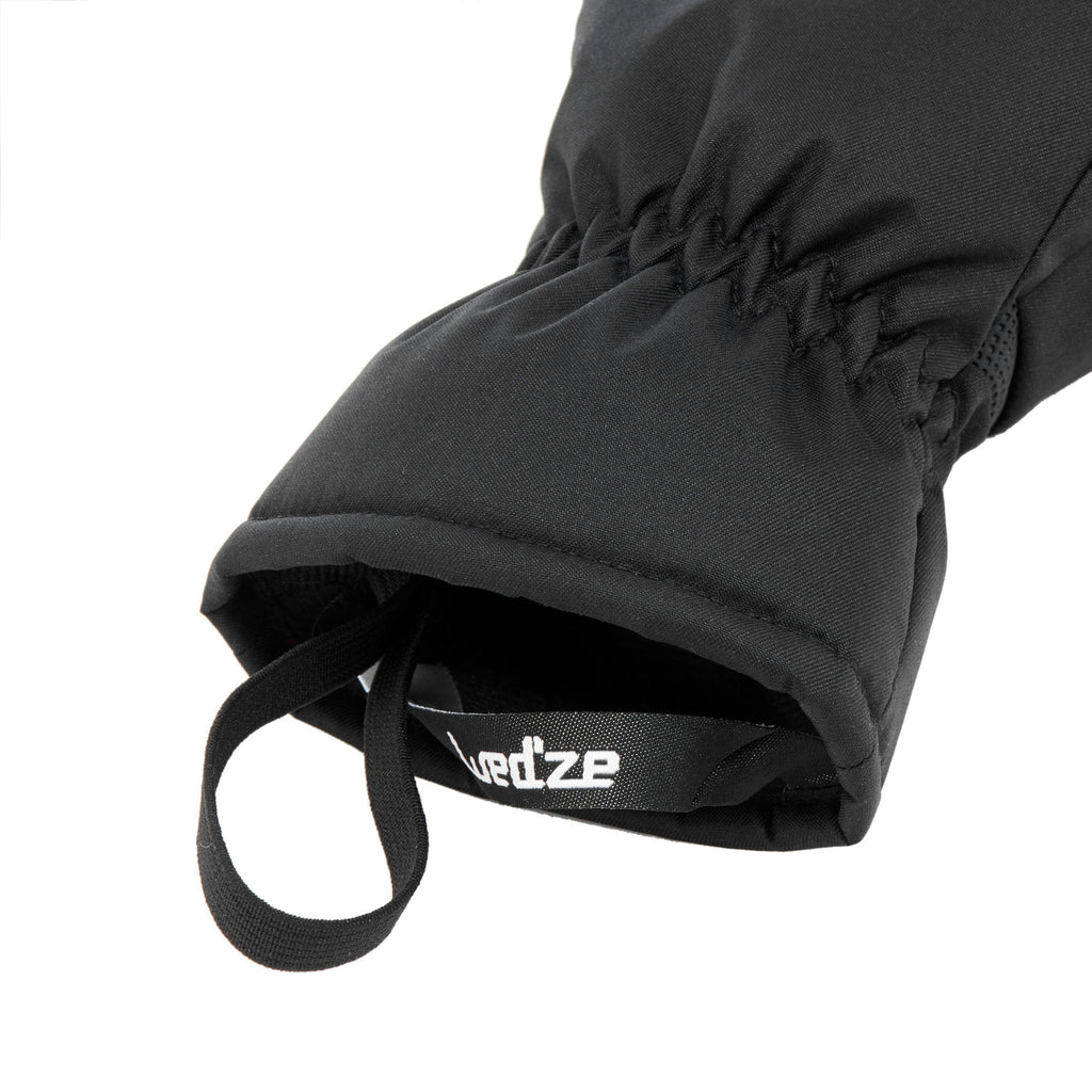 Wedze Kids' 100 Warm Waterproof Ski Gloves