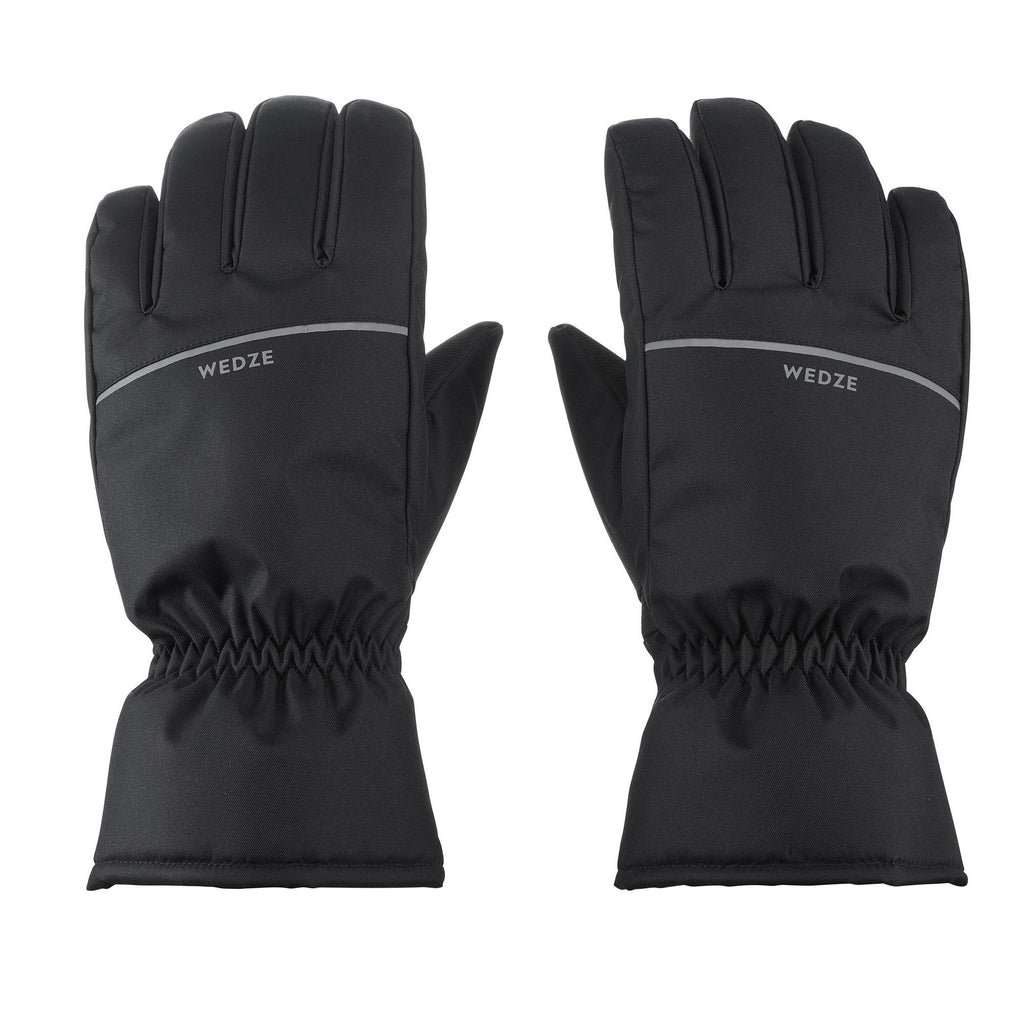 Wedze Adult 100 Waterproof Ski Gloves