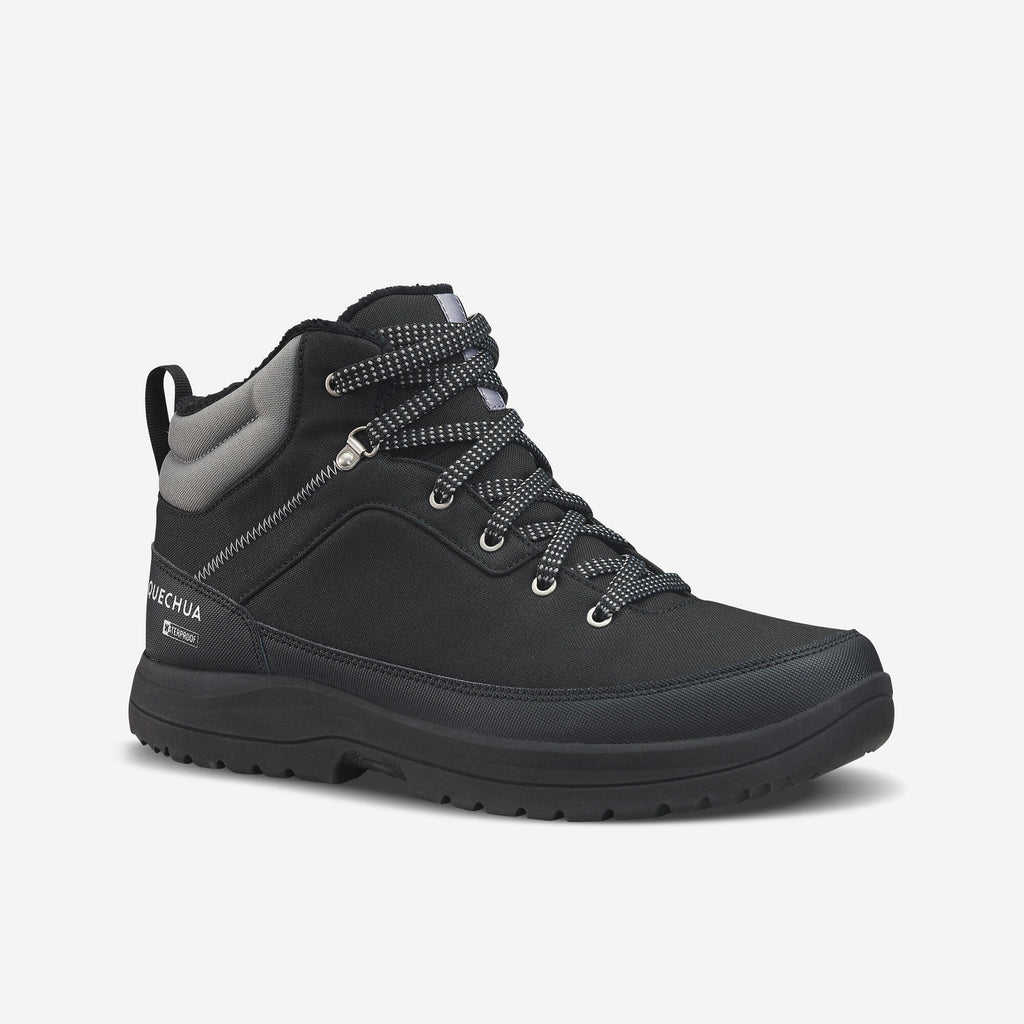 Quechua Men's NH100 Warm Waterproof Mid Hiking Boots