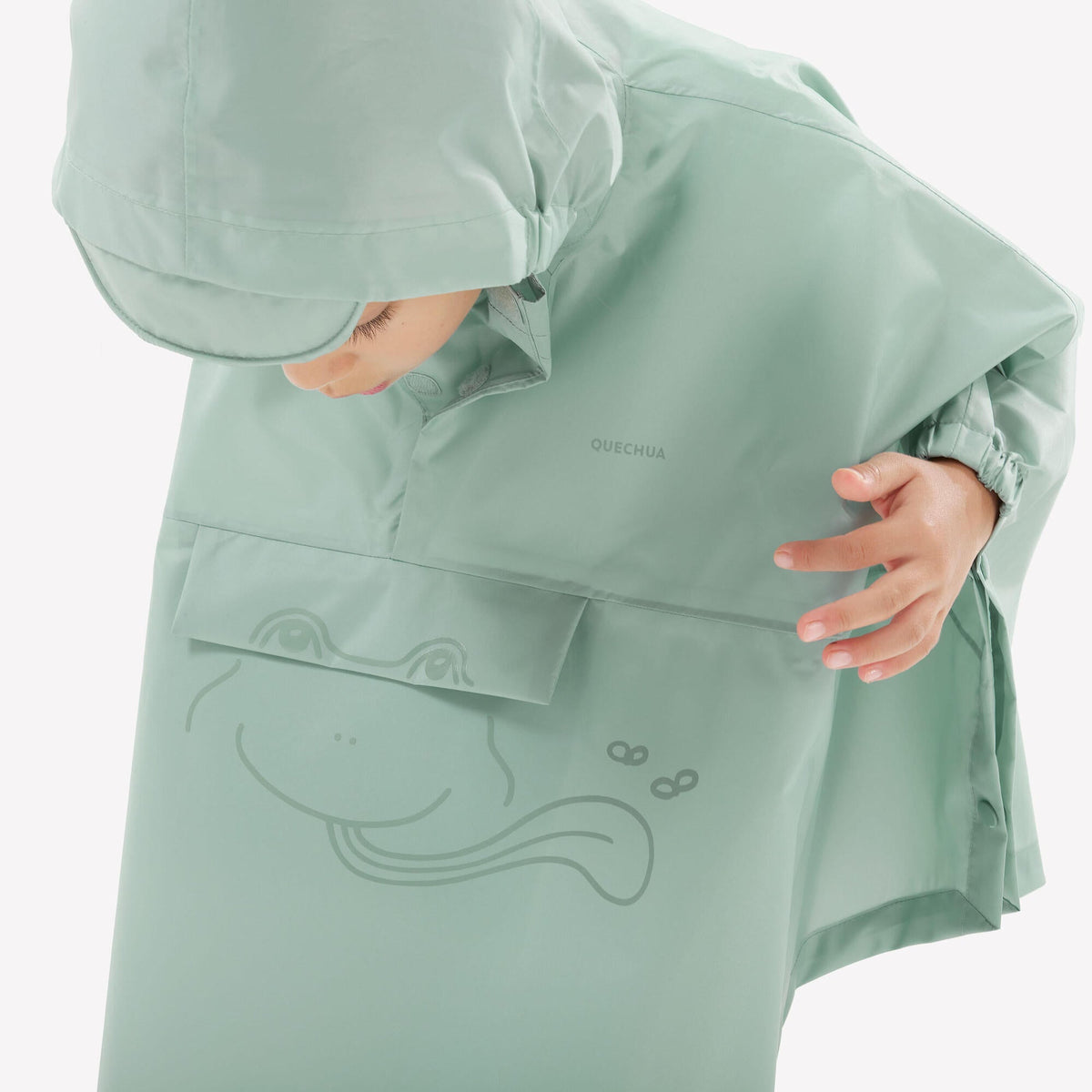 Quechua Kids’ MH100 Rain Poncho – Ages 2–6