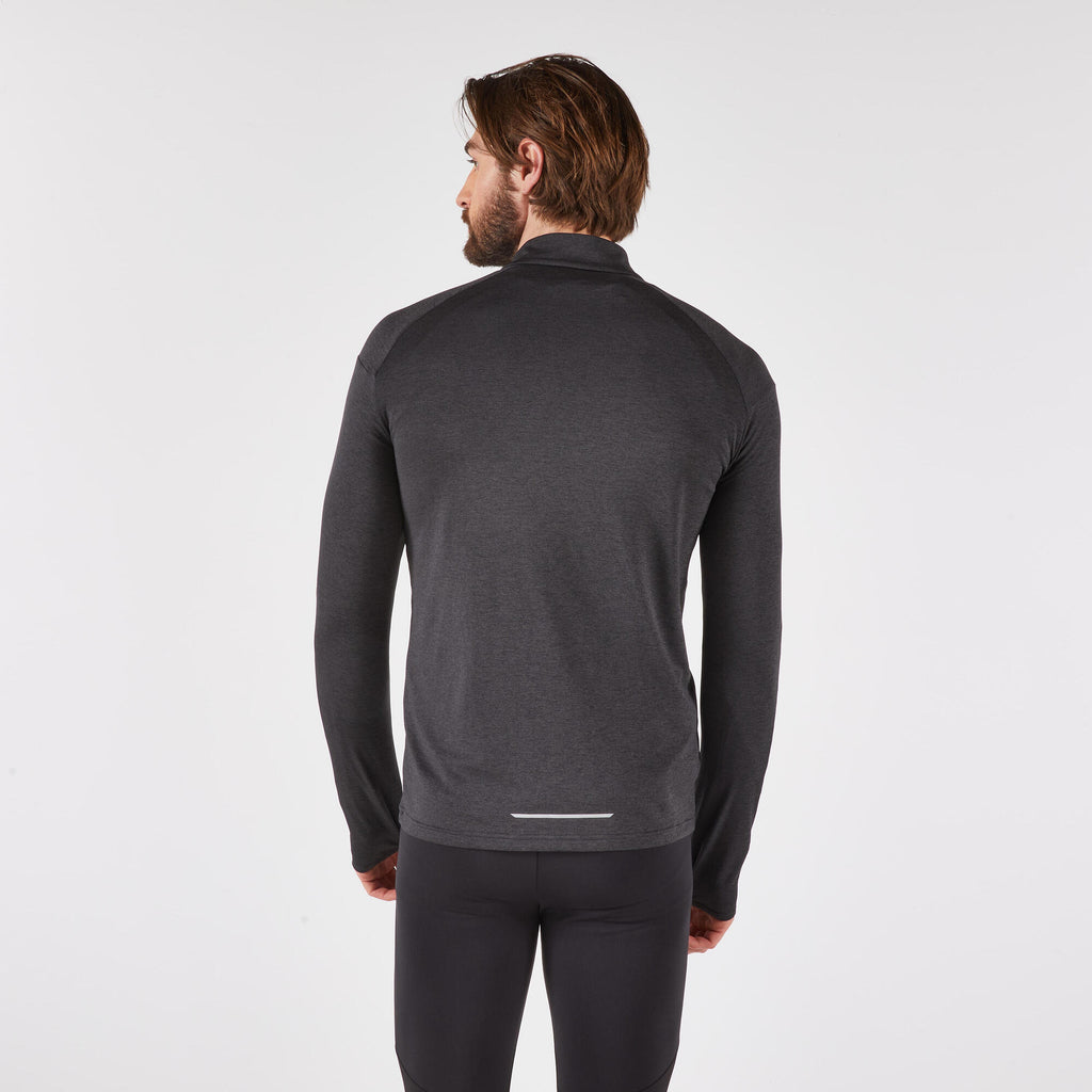 Kiprun Men's 100 Long-Sleeved Half-Zip Running T-shirt