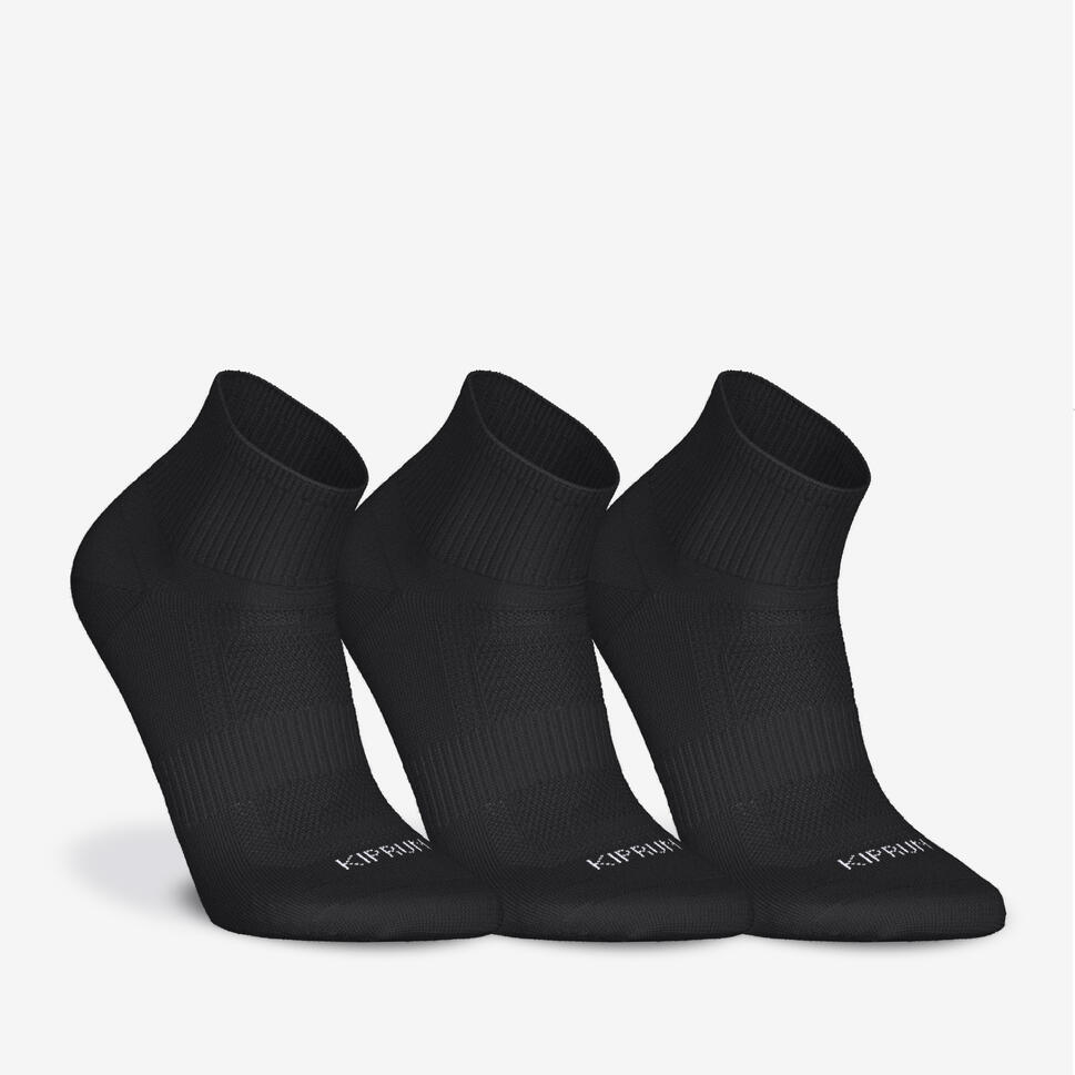 Kiprun Run 100 Mid Socks 3-Pack